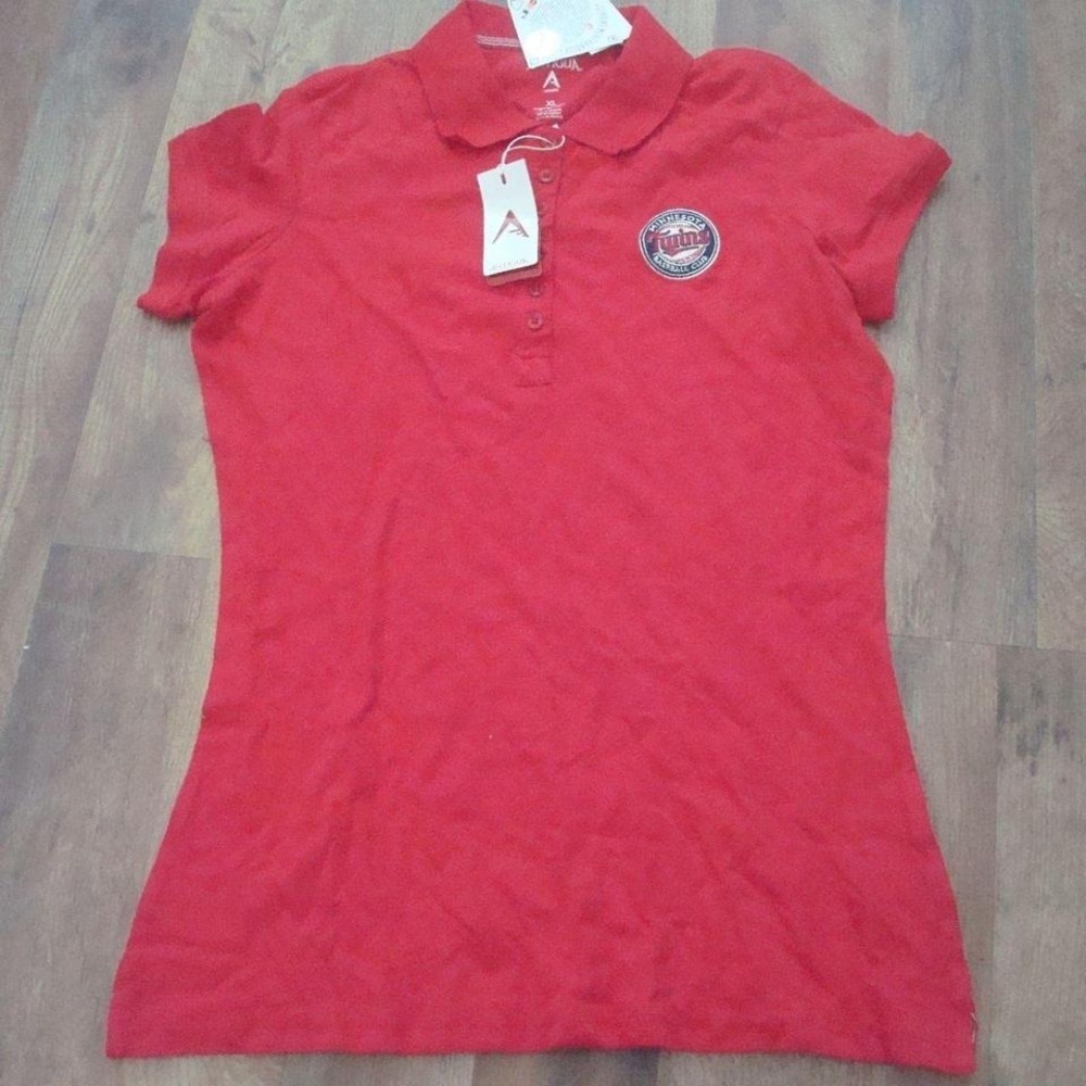 MINNESOTA TWINS MEDIUM GOLF WOMENS shirt vintage y2k 00s L3